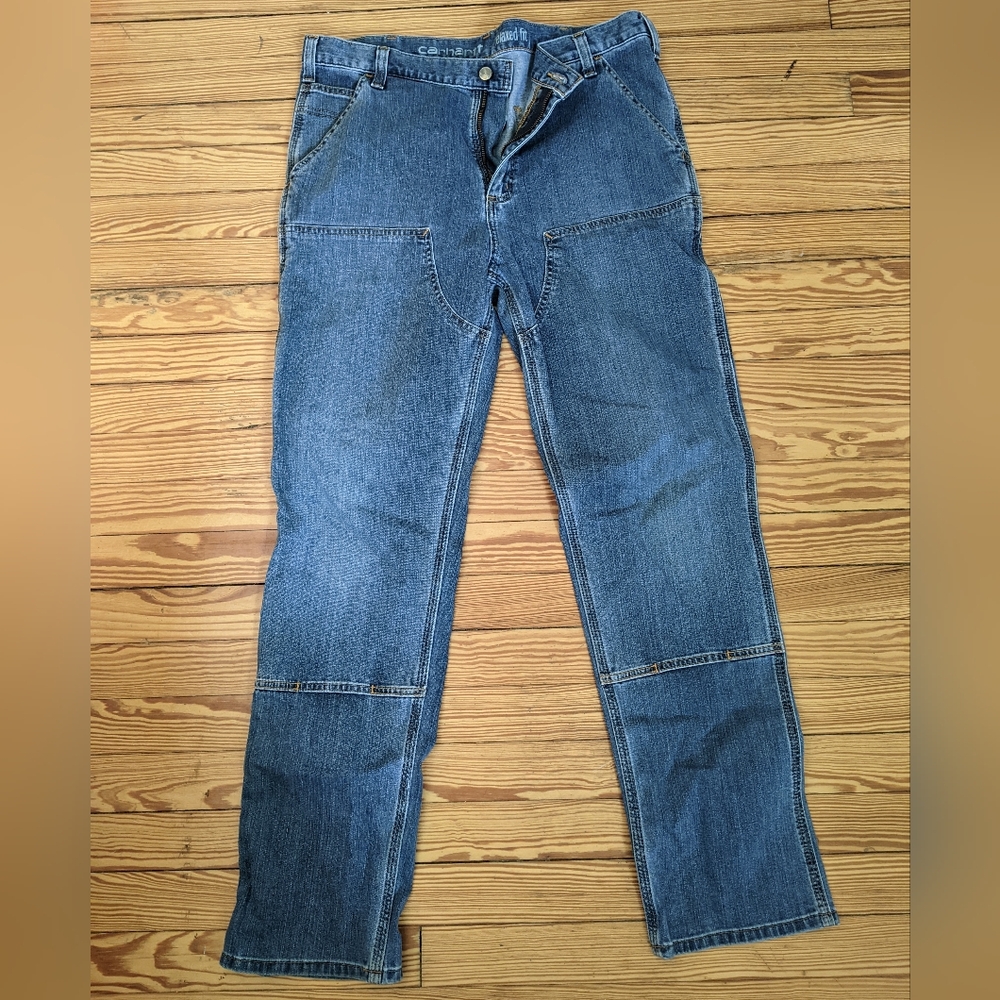 Carhartt 36x34 Rugged Flex Double Front Jeans